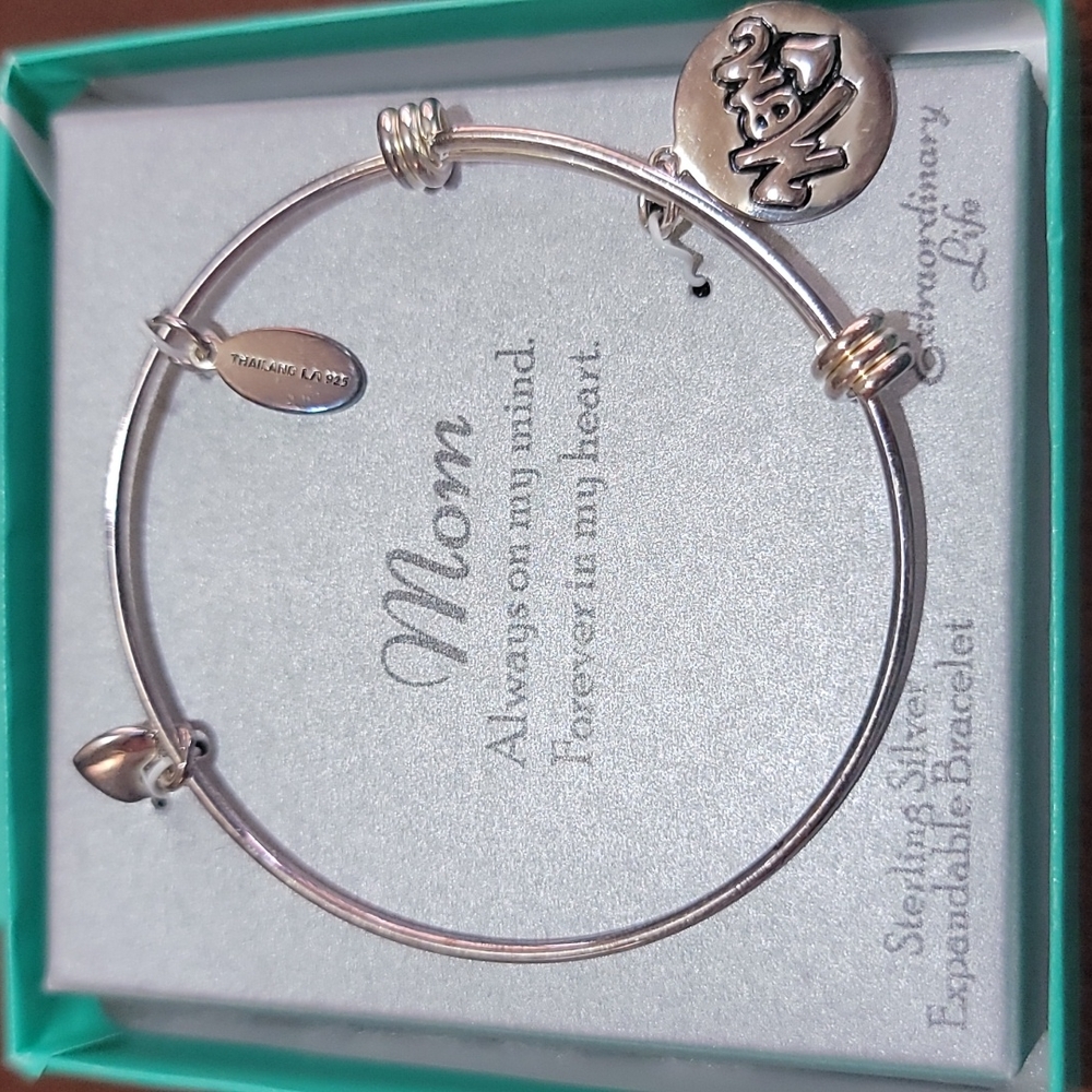 Sterling Silver Expandable Bracelet.
